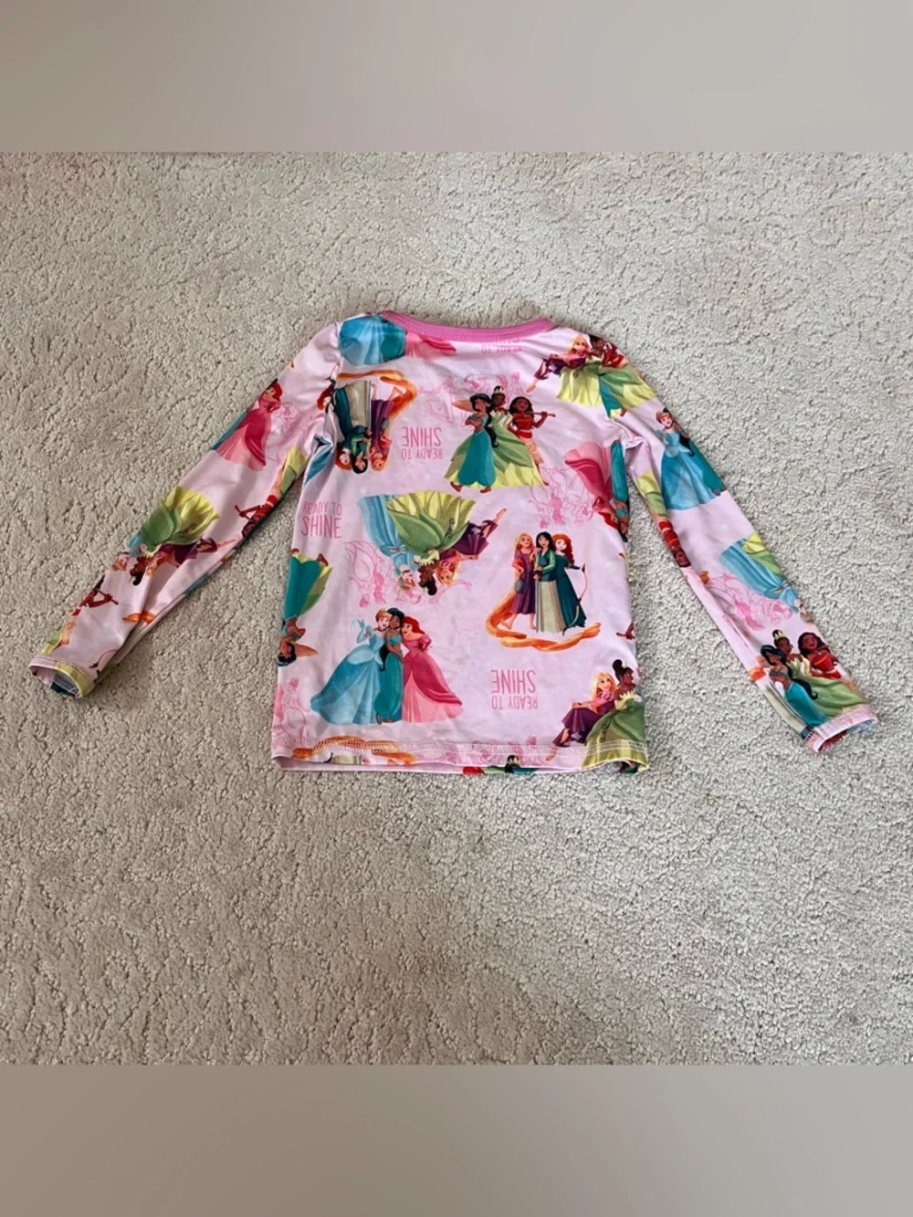 Cuddl Duds Disney Princess’ 2-piece Pajama Set size 2T/3T
